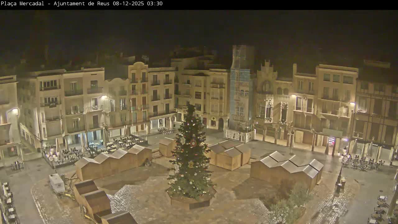 Reus Town Hall, Mercadal Square Live Cam - Tarragona, Catalonia, Spain