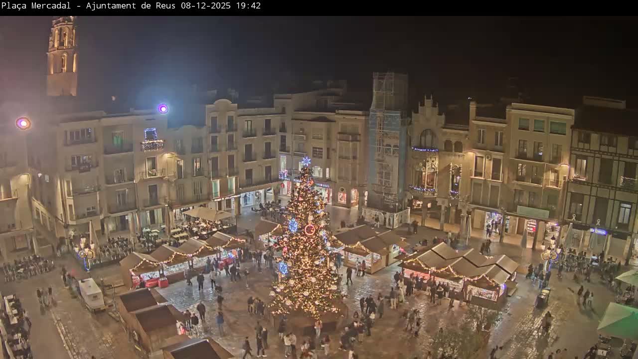 Reus Town Hall, Mercadal Square Live Cam - Tarragona, Catalonia, Spain