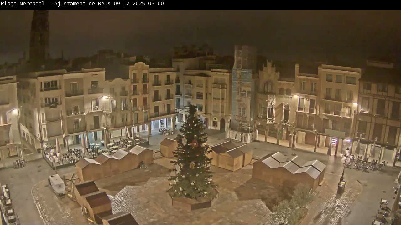 Reus Town Hall, Mercadal Square Live Cam - Tarragona, Catalonia, Spain