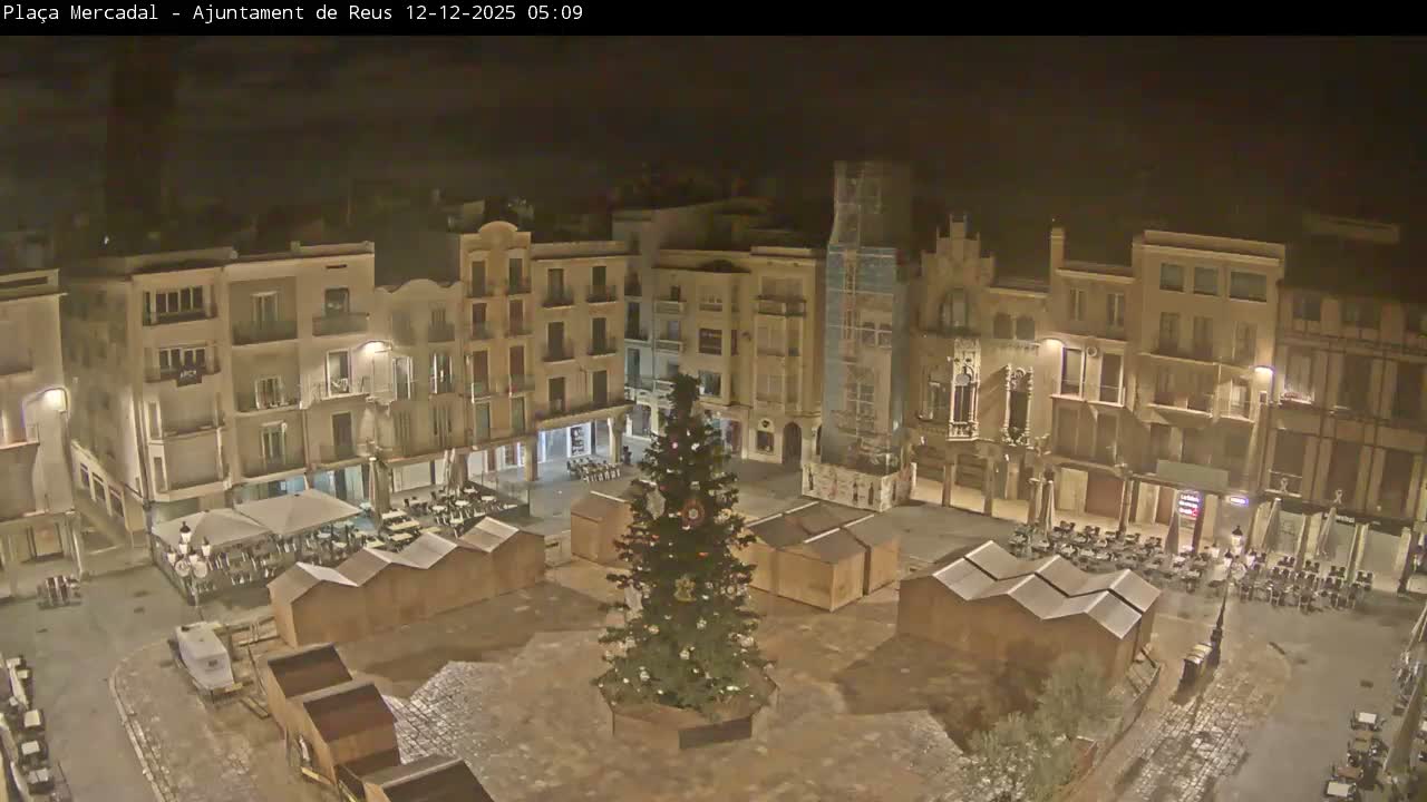 Reus Town Hall, Mercadal Square Live Cam - Tarragona, Catalonia, Spain