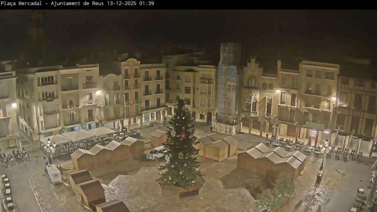 Reus Town Hall, Mercadal Square Live Cam - Tarragona, Catalonia, Spain