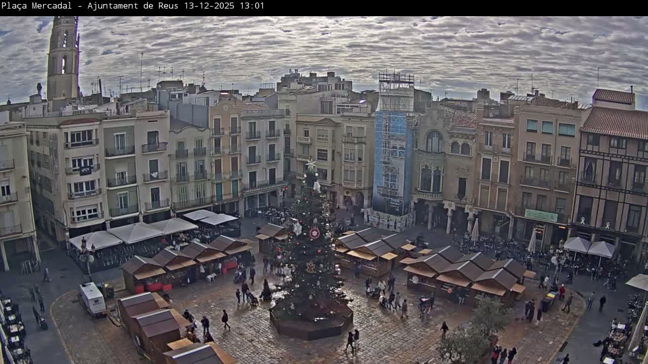Reus Town Hall, Mercadal Square Live Cam - Tarragona, Catalonia, Spain