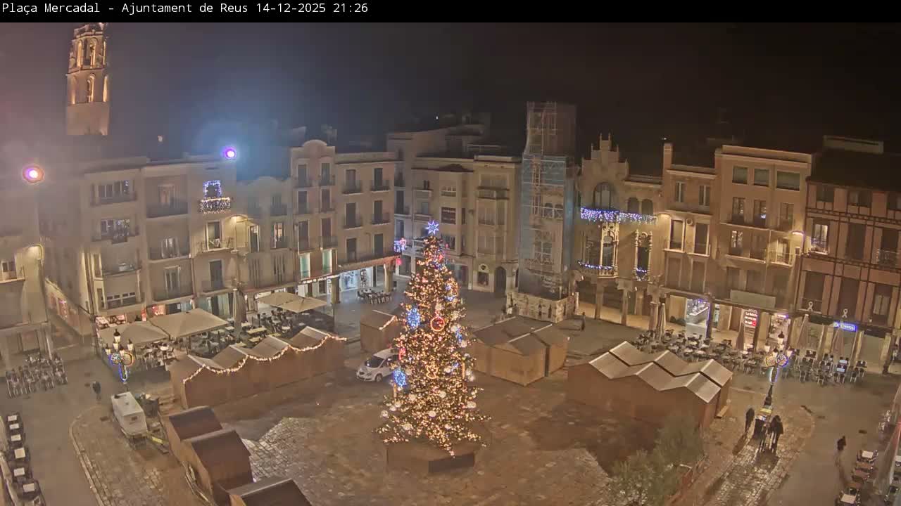 Reus Town Hall, Mercadal Square Live Cam - Tarragona, Catalonia, Spain
