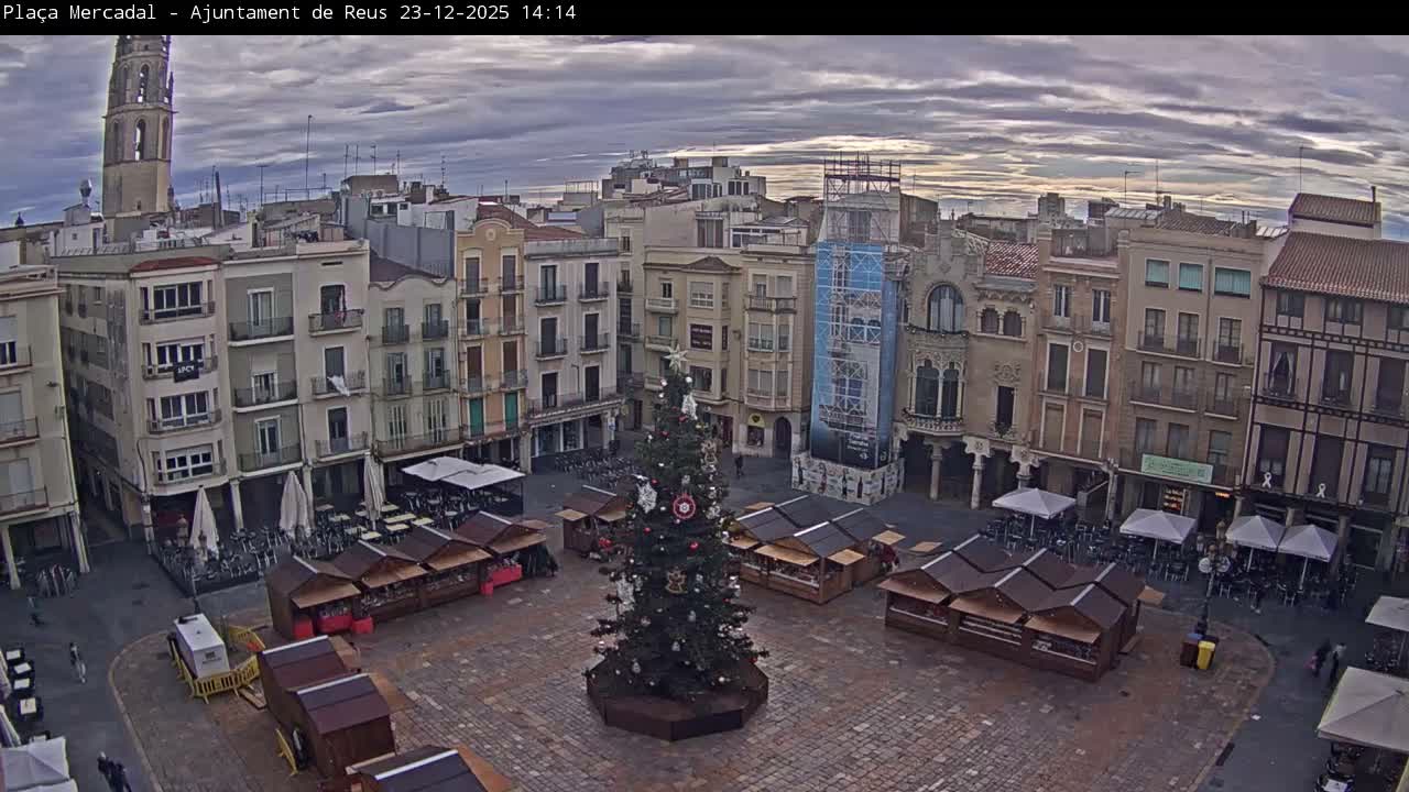 Reus Town Hall, Mercadal Square Live Cam - Tarragona, Catalonia, Spain