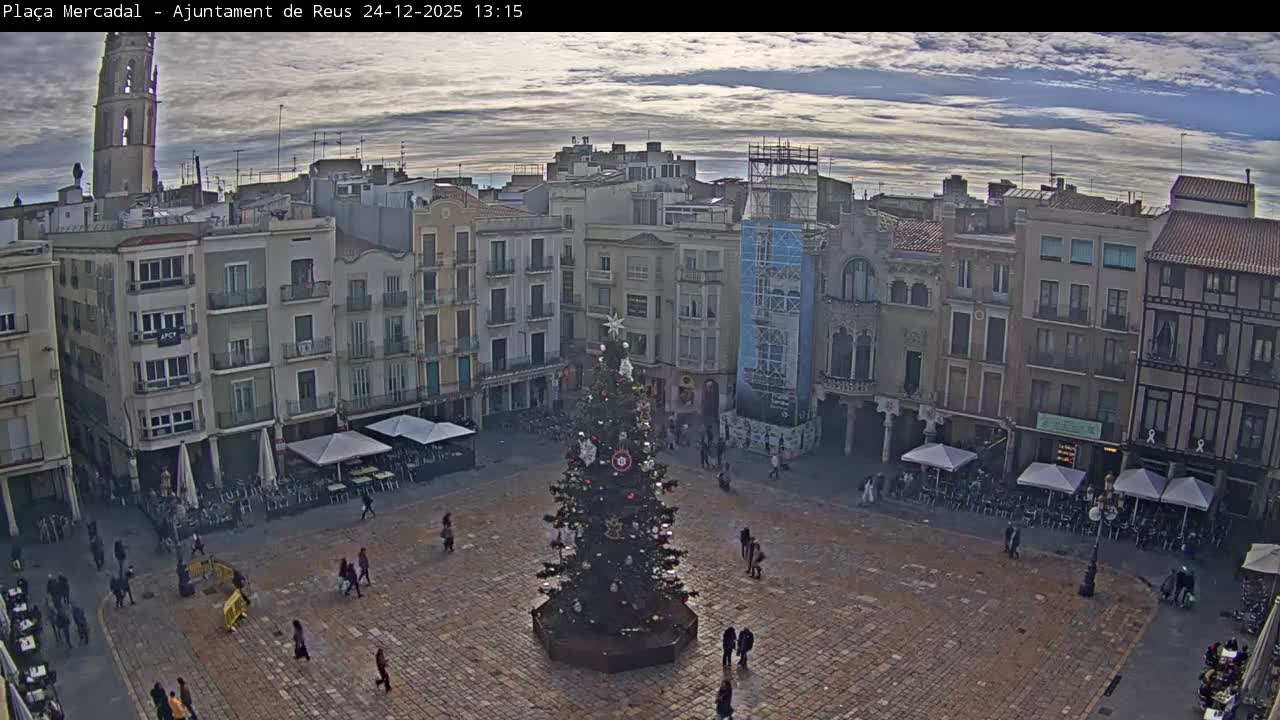 Reus Town Hall, Mercadal Square Live Cam - Tarragona, Catalonia, Spain