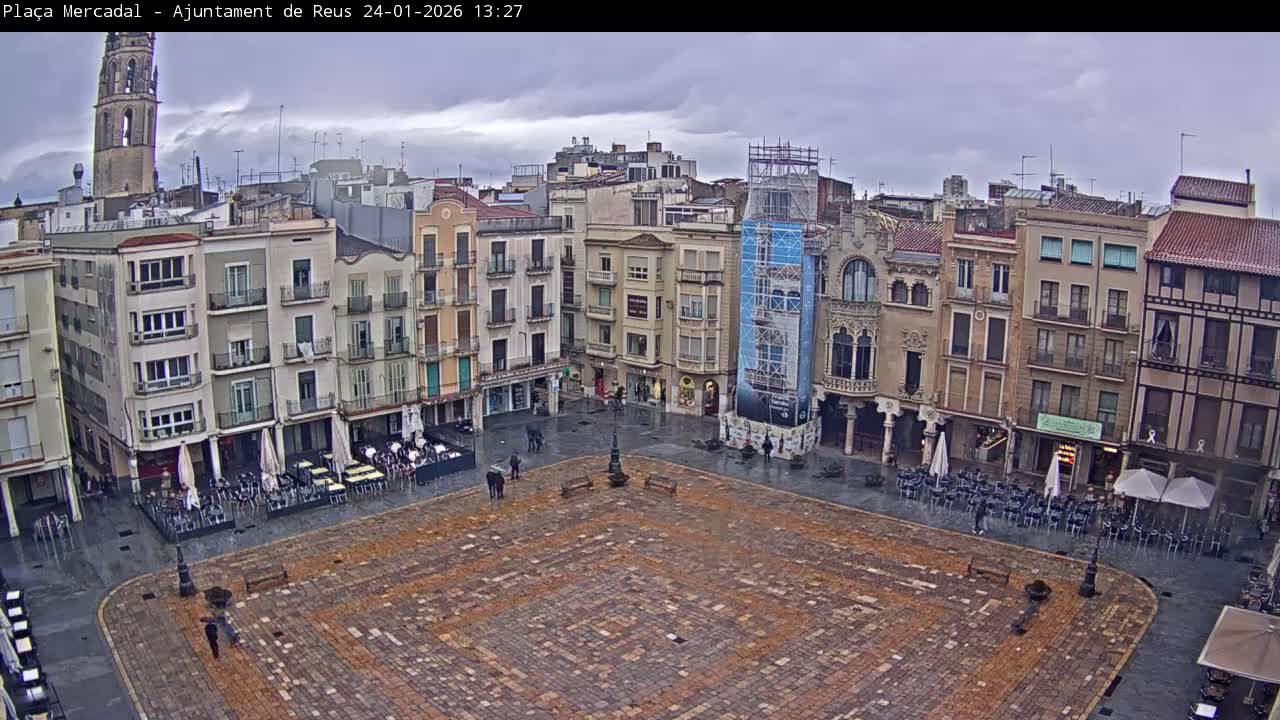 Reus Town Hall, Mercadal Square Live Cam - Tarragona, Catalonia, Spain