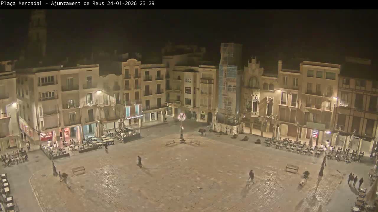 Reus Town Hall, Mercadal Square Live Cam - Tarragona, Catalonia, Spain