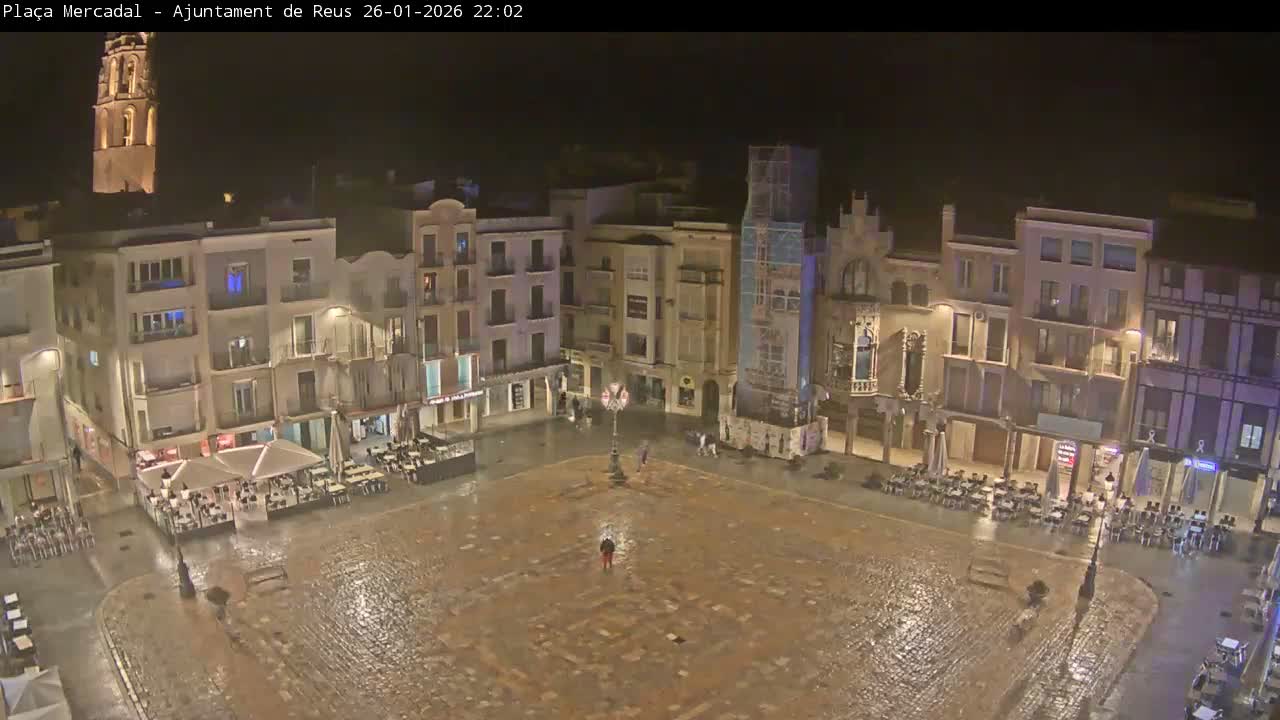Reus Town Hall, Mercadal Square Live Cam - Tarragona, Catalonia, Spain