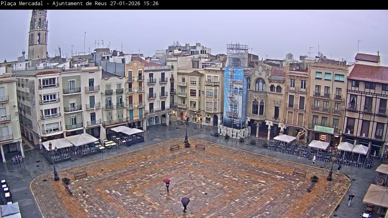 Reus Town Hall, Mercadal Square Live Cam - Tarragona, Catalonia, Spain