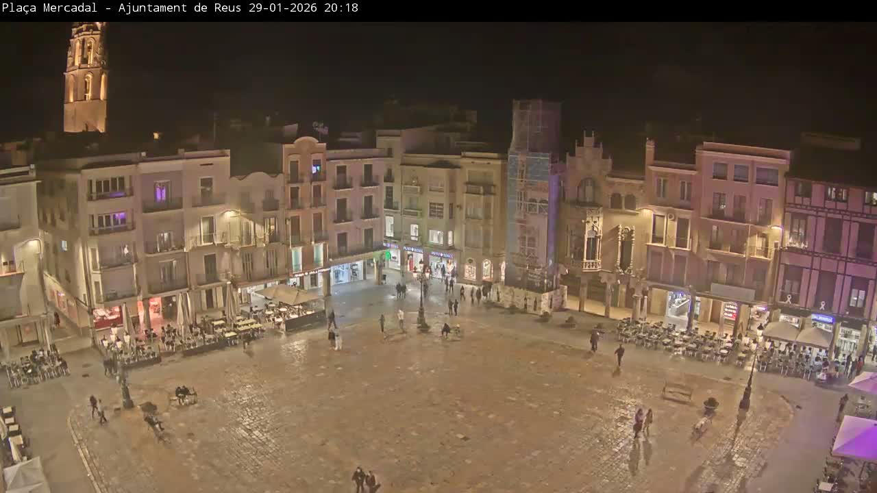 Reus Town Hall, Mercadal Square Live Cam - Tarragona, Catalonia, Spain