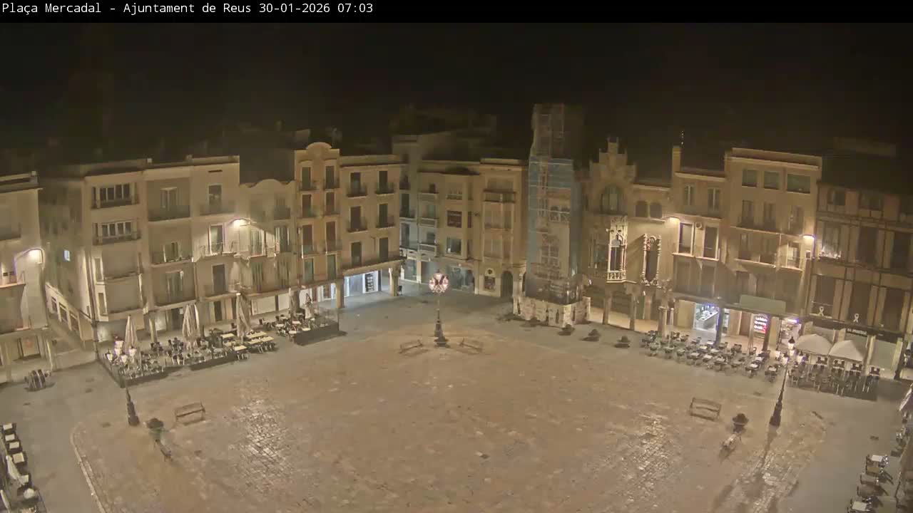 Reus Town Hall, Mercadal Square Live Cam - Tarragona, Catalonia, Spain