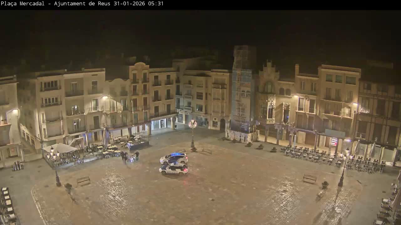Reus Town Hall, Mercadal Square Live Cam - Tarragona, Catalonia, Spain