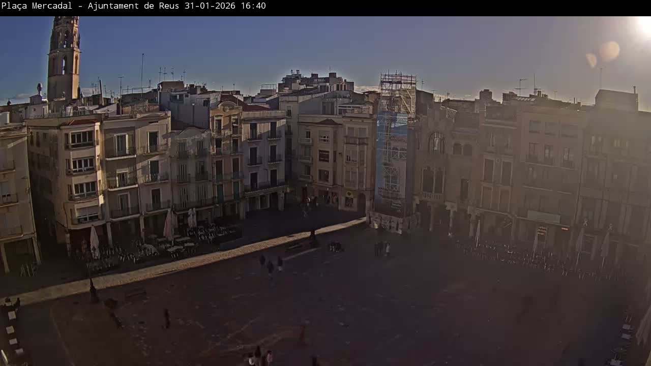 Reus Town Hall, Mercadal Square Live Cam - Tarragona, Catalonia, Spain