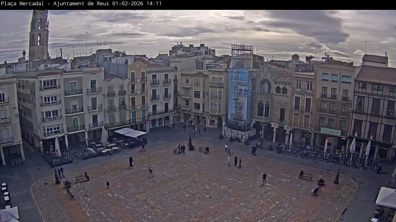 Reus Town Hall, Mercadal Square Live Cam - Tarragona, Catalonia, Spain