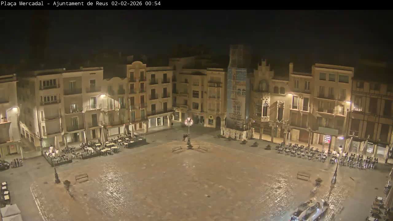 Reus Town Hall, Mercadal Square Live Cam - Tarragona, Catalonia, Spain