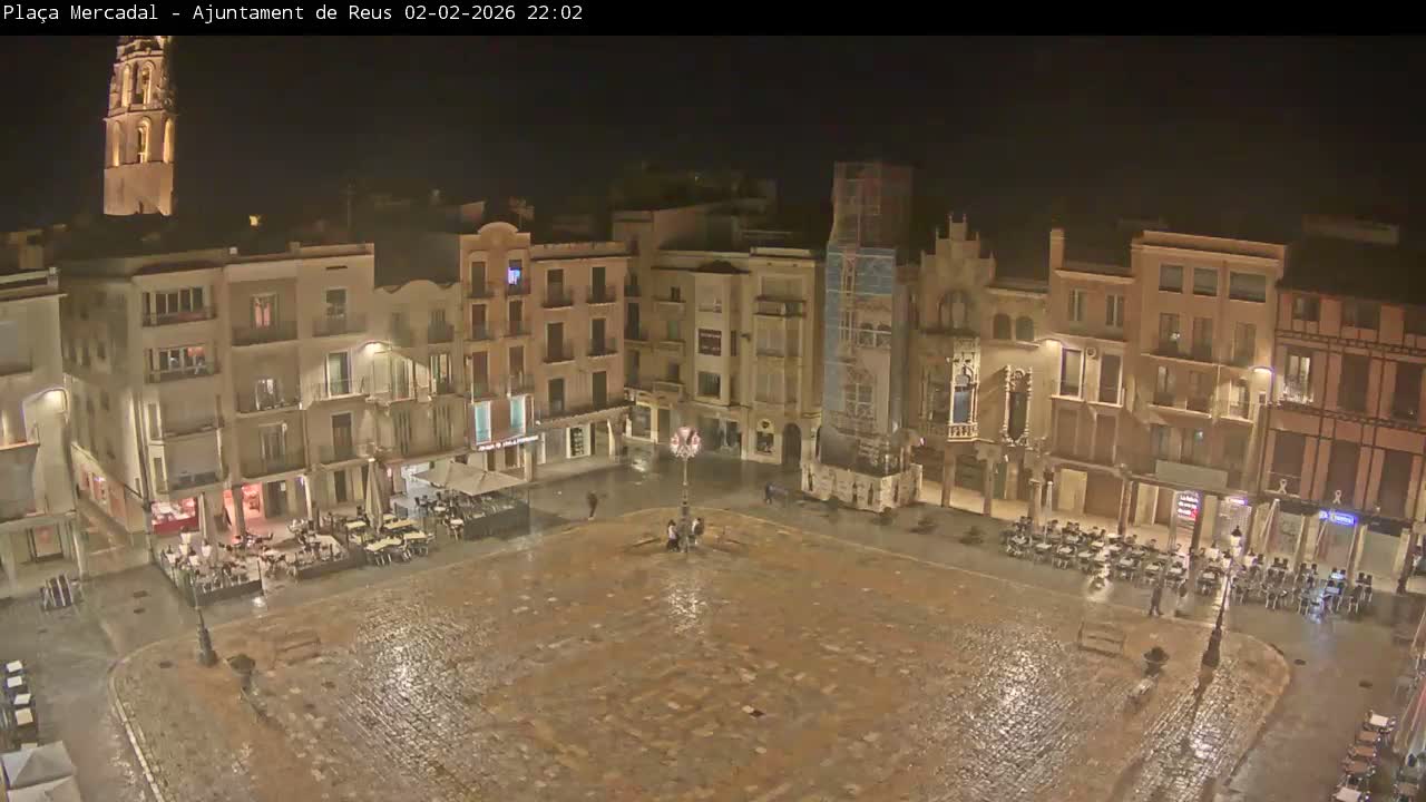 Reus Town Hall, Mercadal Square Live Cam - Tarragona, Catalonia, Spain