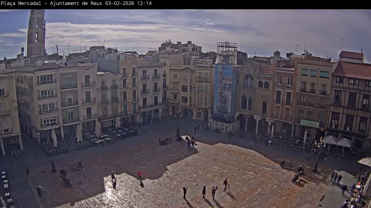 Reus Town Hall, Mercadal Square Live Cam - Tarragona, Catalonia, Spain