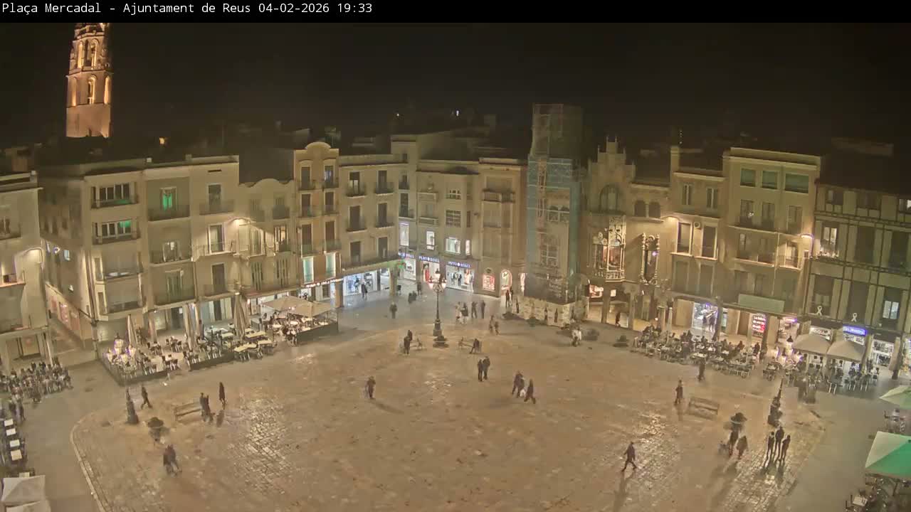 Reus Town Hall, Mercadal Square Live Cam - Tarragona, Catalonia, Spain