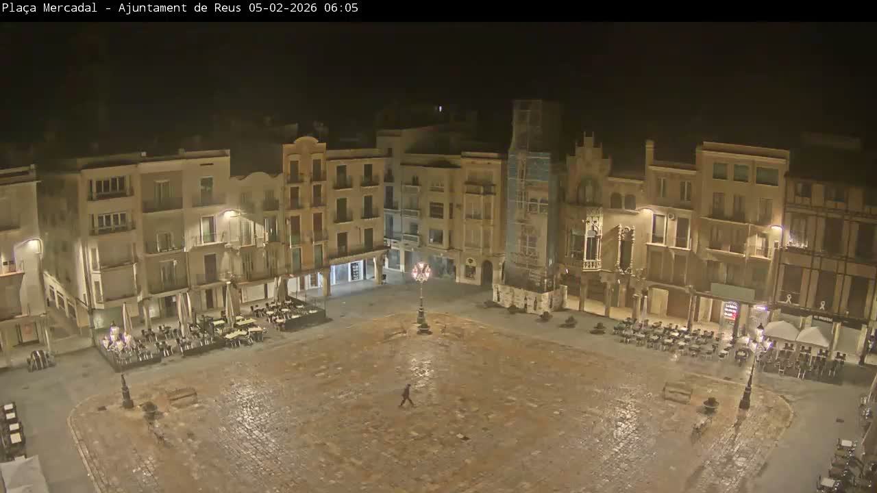Reus Town Hall, Mercadal Square Live Cam - Tarragona, Catalonia, Spain