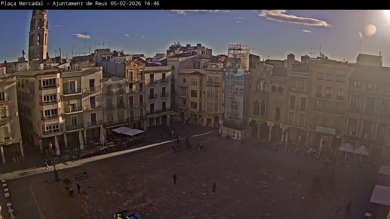 Reus Town Hall, Mercadal Square Live Cam - Tarragona, Catalonia, Spain