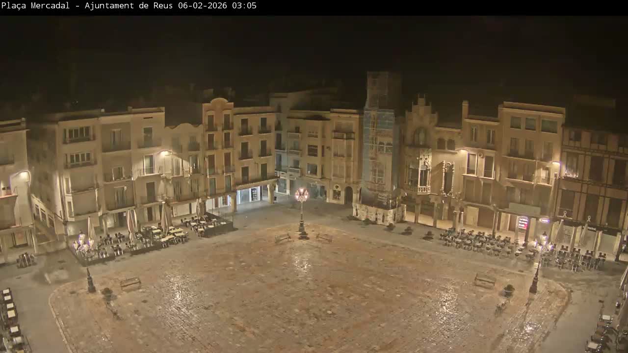Reus Town Hall, Mercadal Square Live Cam - Tarragona, Catalonia, Spain