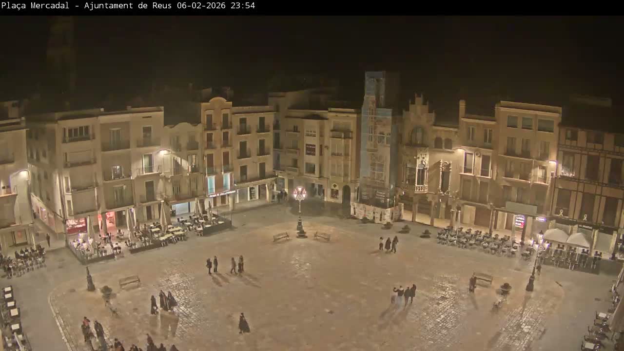 Reus Town Hall, Mercadal Square Live Cam - Tarragona, Catalonia, Spain