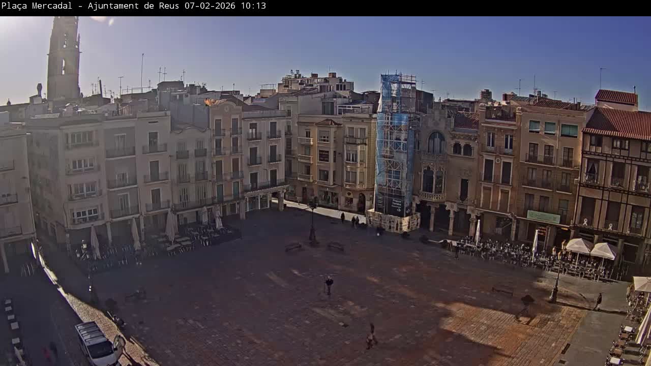 Reus Town Hall, Mercadal Square Live Cam - Tarragona, Catalonia, Spain