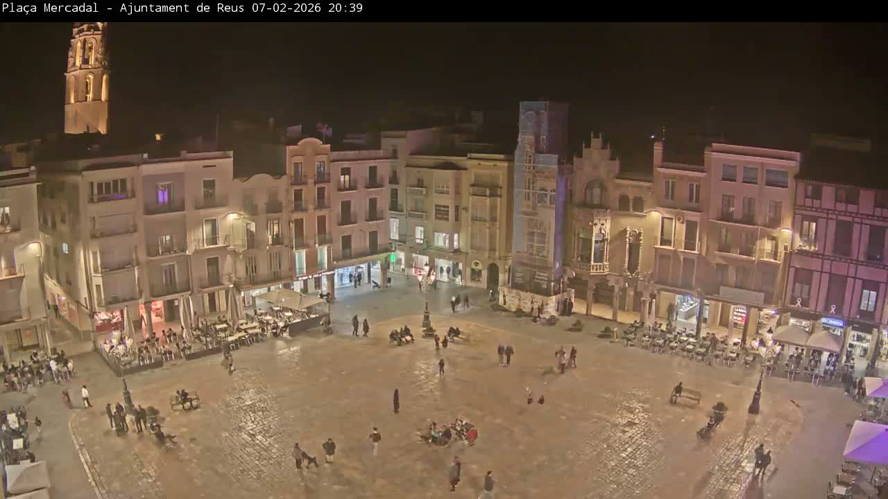 Reus Town Hall, Mercadal Square Live Cam - Tarragona, Catalonia, Spain