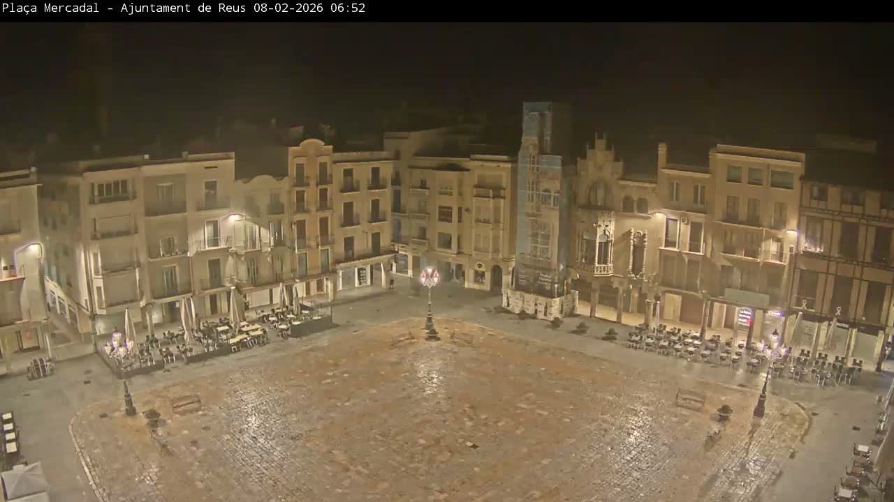 Reus Town Hall, Mercadal Square Live Cam - Tarragona, Catalonia, Spain