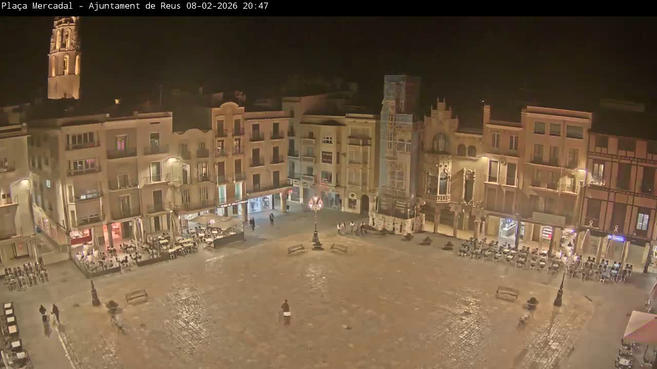 Reus Town Hall, Mercadal Square Live Cam - Tarragona, Catalonia, Spain