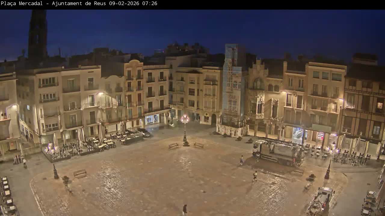 Reus Town Hall, Mercadal Square Live Cam - Tarragona, Catalonia, Spain