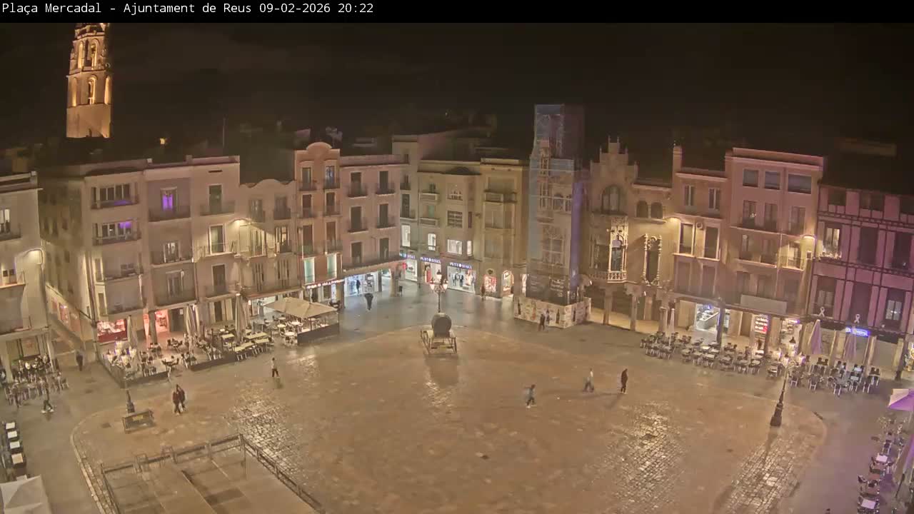 Reus Town Hall, Mercadal Square Live Cam - Tarragona, Catalonia, Spain
