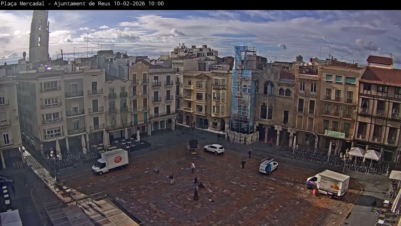 Reus Town Hall, Mercadal Square Live Cam - Tarragona, Catalonia, Spain