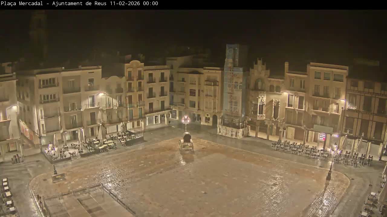 Reus Town Hall, Mercadal Square Live Cam - Tarragona, Catalonia, Spain