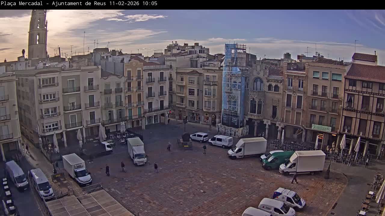 Reus Town Hall, Mercadal Square Live Cam - Tarragona, Catalonia, Spain