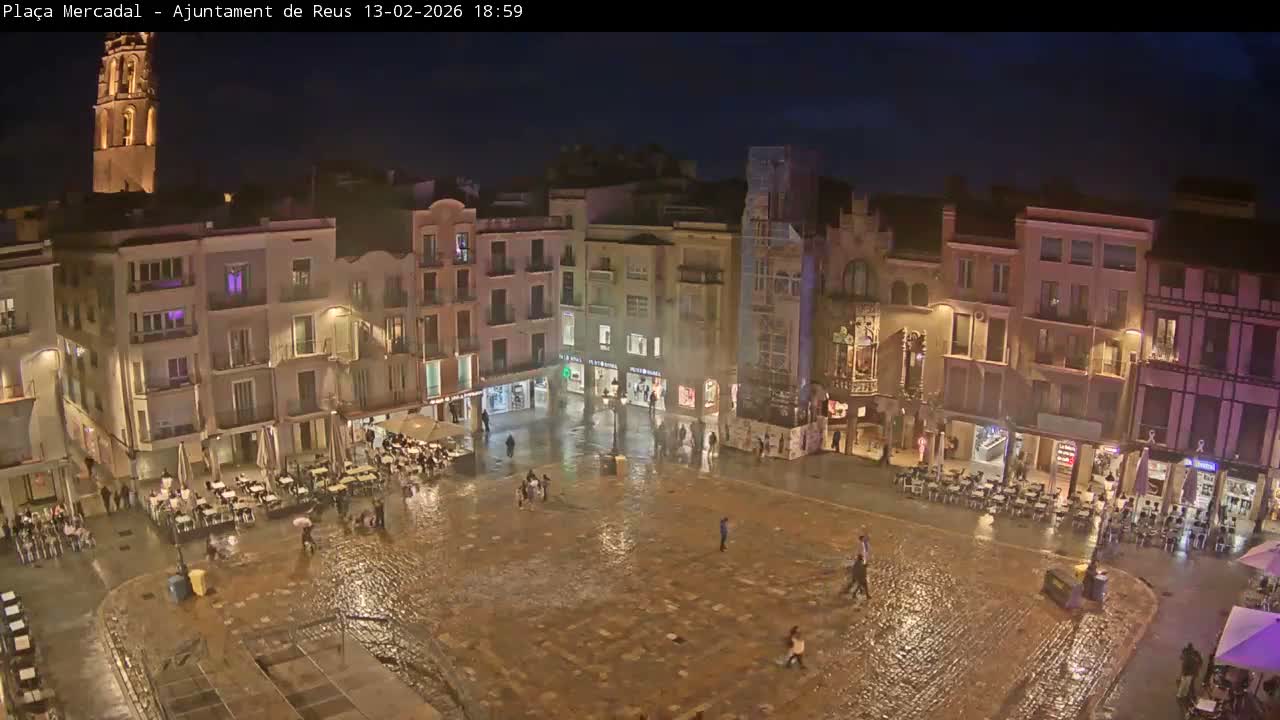 Reus Town Hall, Mercadal Square Live Cam - Tarragona, Catalonia, Spain