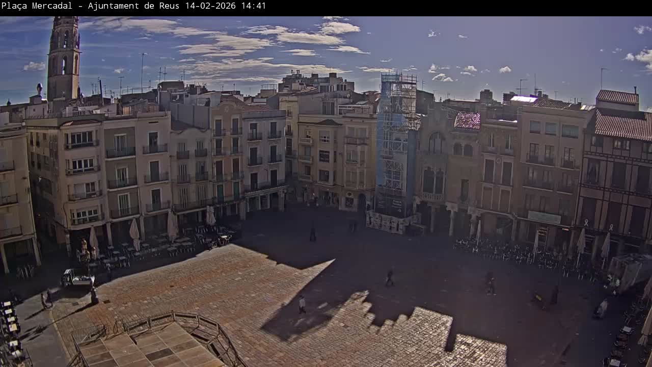 Reus Town Hall, Mercadal Square Live Cam - Tarragona, Catalonia, Spain