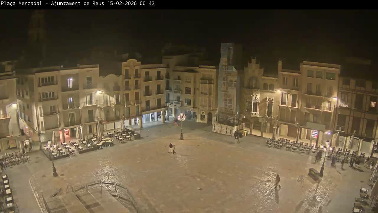 Reus Town Hall, Mercadal Square Live Cam - Tarragona, Catalonia, Spain