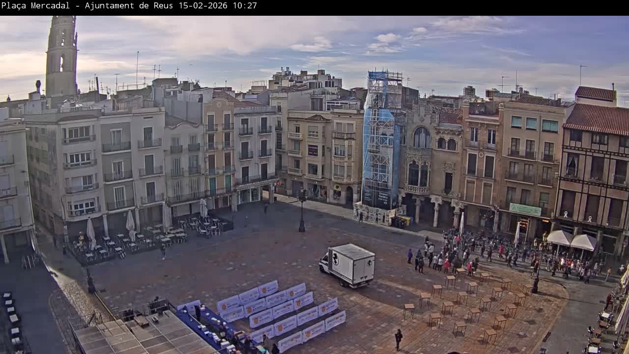 Reus Town Hall, Mercadal Square Live Cam - Tarragona, Catalonia, Spain
