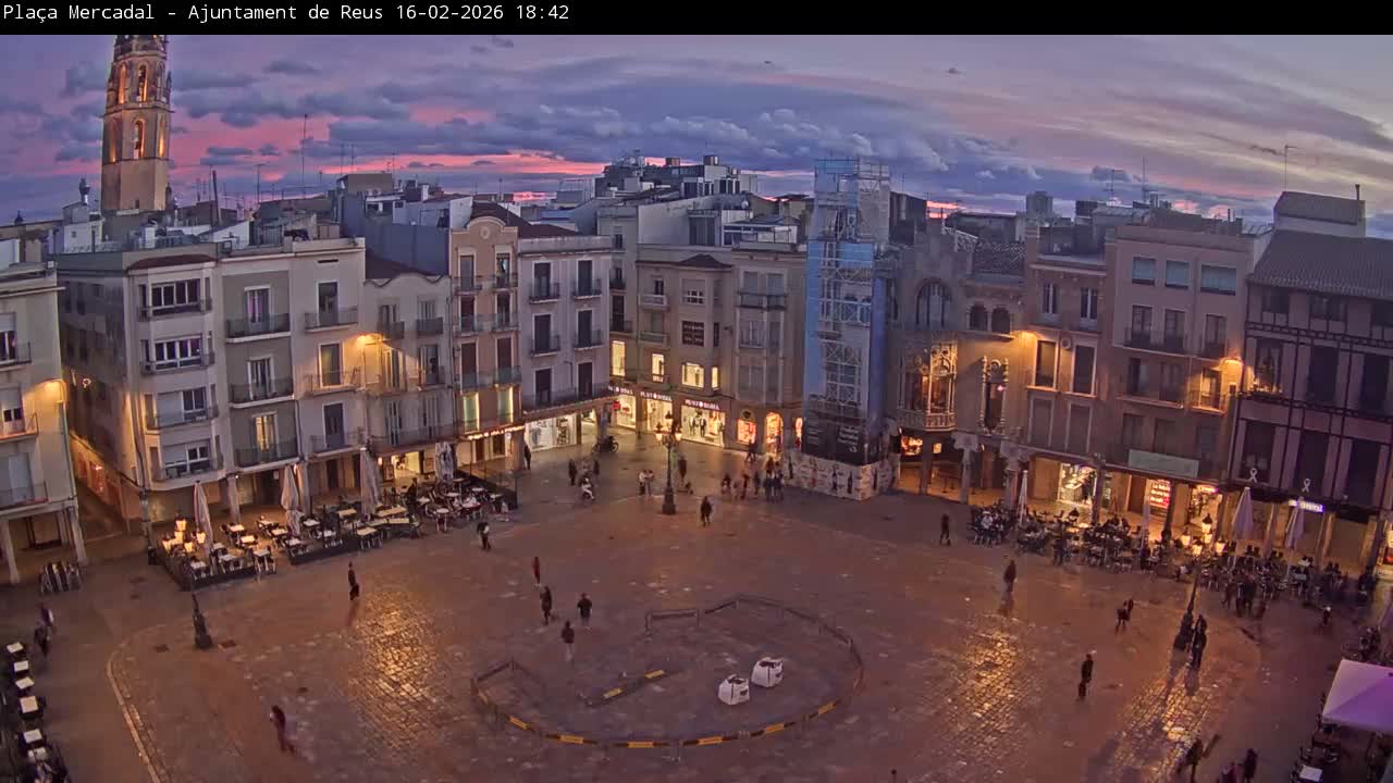 Reus Town Hall, Mercadal Square Live Cam - Tarragona, Catalonia, Spain