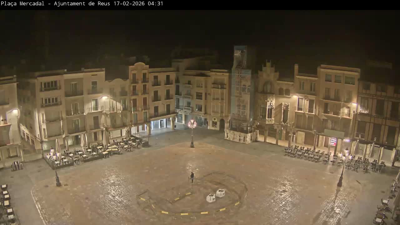 Reus Town Hall, Mercadal Square Live Cam - Tarragona, Catalonia, Spain