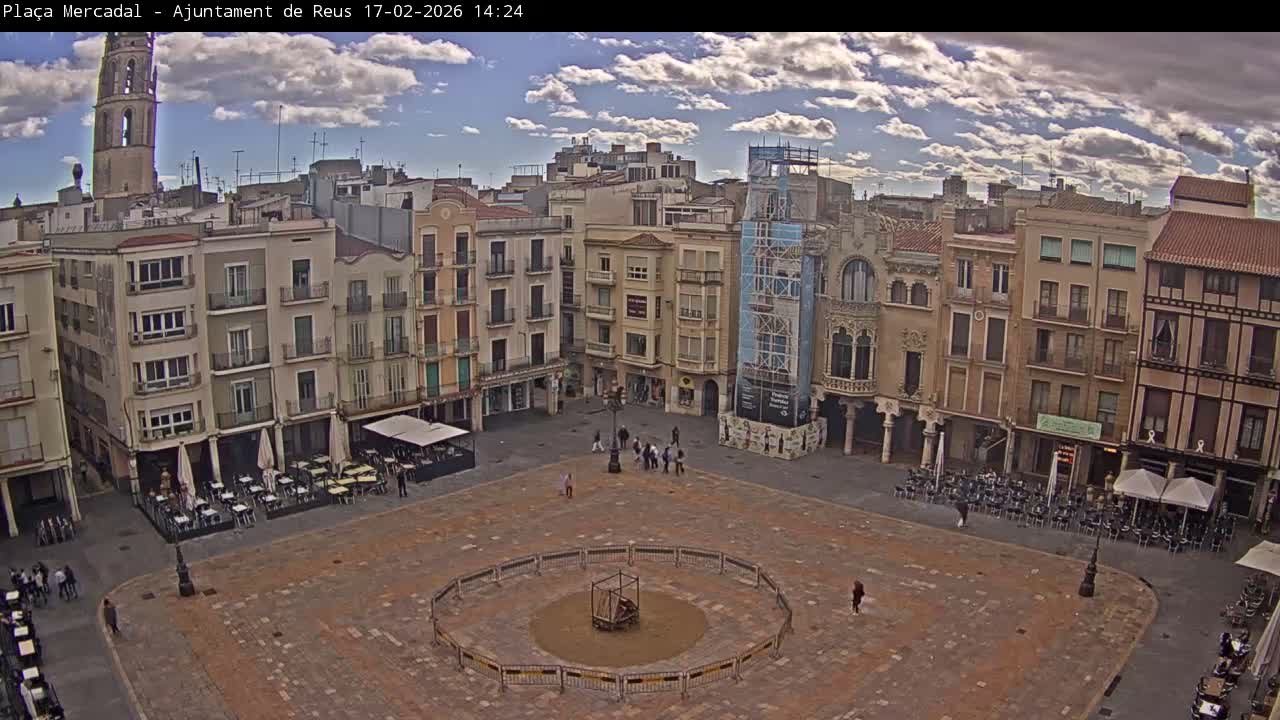 Reus Town Hall, Mercadal Square Live Cam - Tarragona, Catalonia, Spain