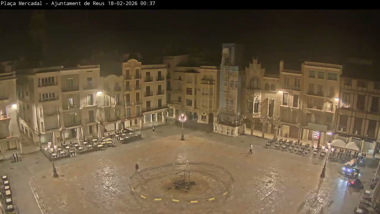 Reus Town Hall, Mercadal Square Live Cam - Tarragona, Catalonia, Spain