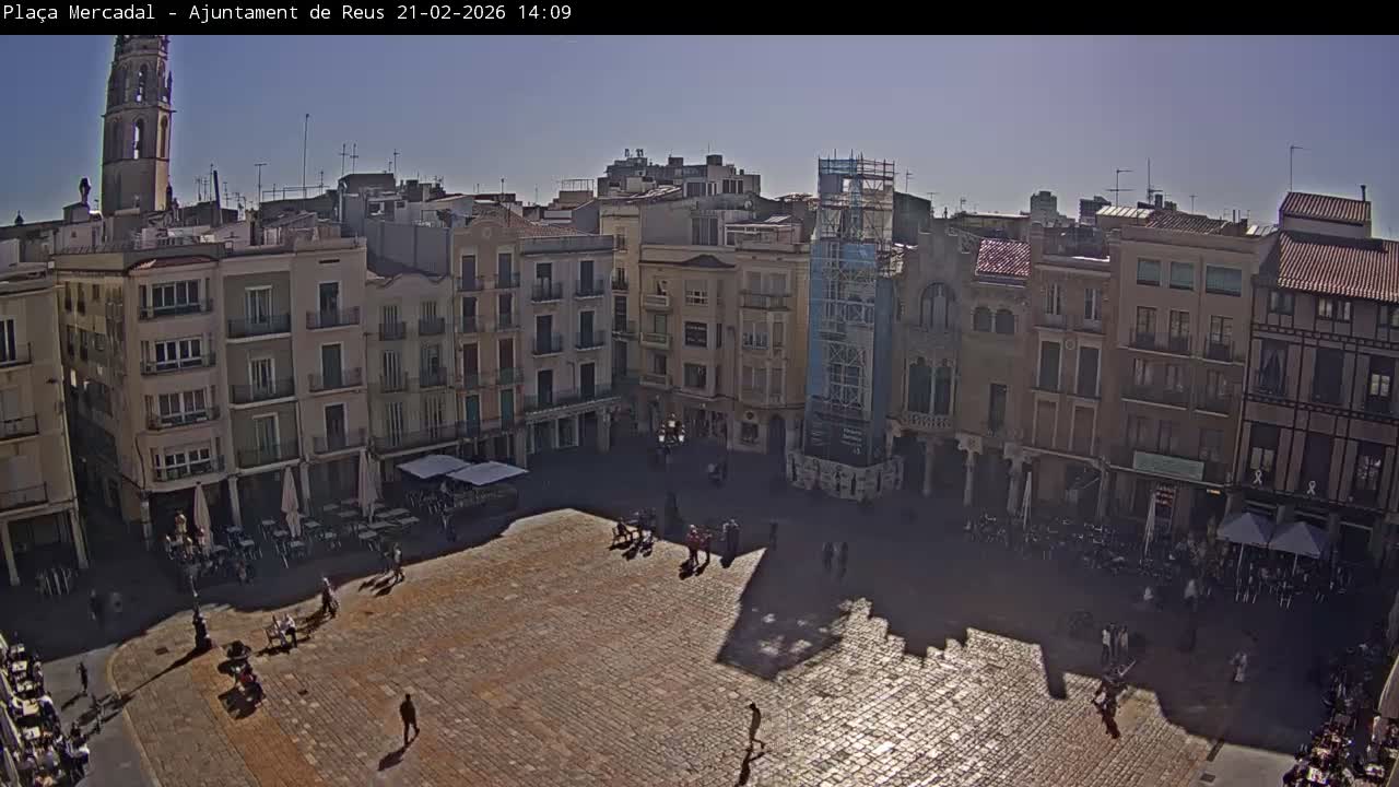 Reus Town Hall, Mercadal Square Live Cam - Tarragona, Catalonia, Spain