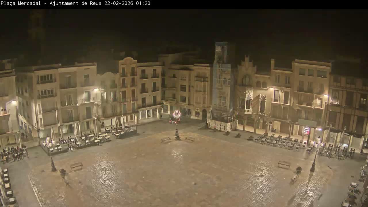Reus Town Hall, Mercadal Square Live Cam - Tarragona, Catalonia, Spain