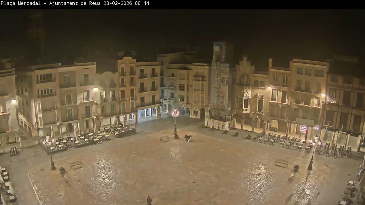 Reus Town Hall, Mercadal Square Live Cam - Tarragona, Catalonia, Spain