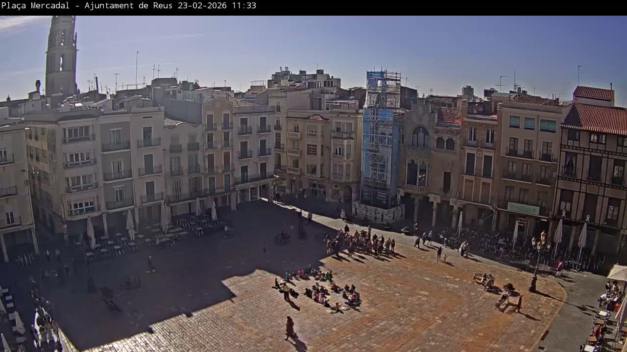Reus Town Hall, Mercadal Square Live Cam - Tarragona, Catalonia, Spain