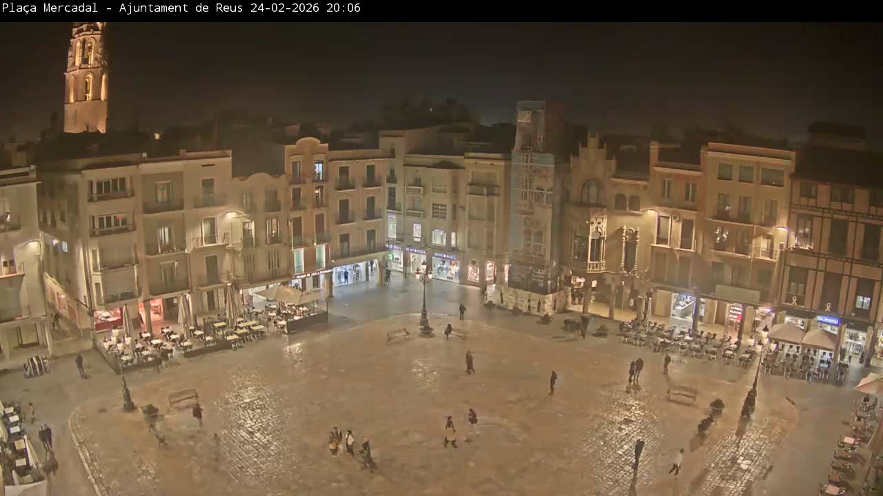 Reus Town Hall, Mercadal Square Live Cam - Tarragona, Catalonia, Spain