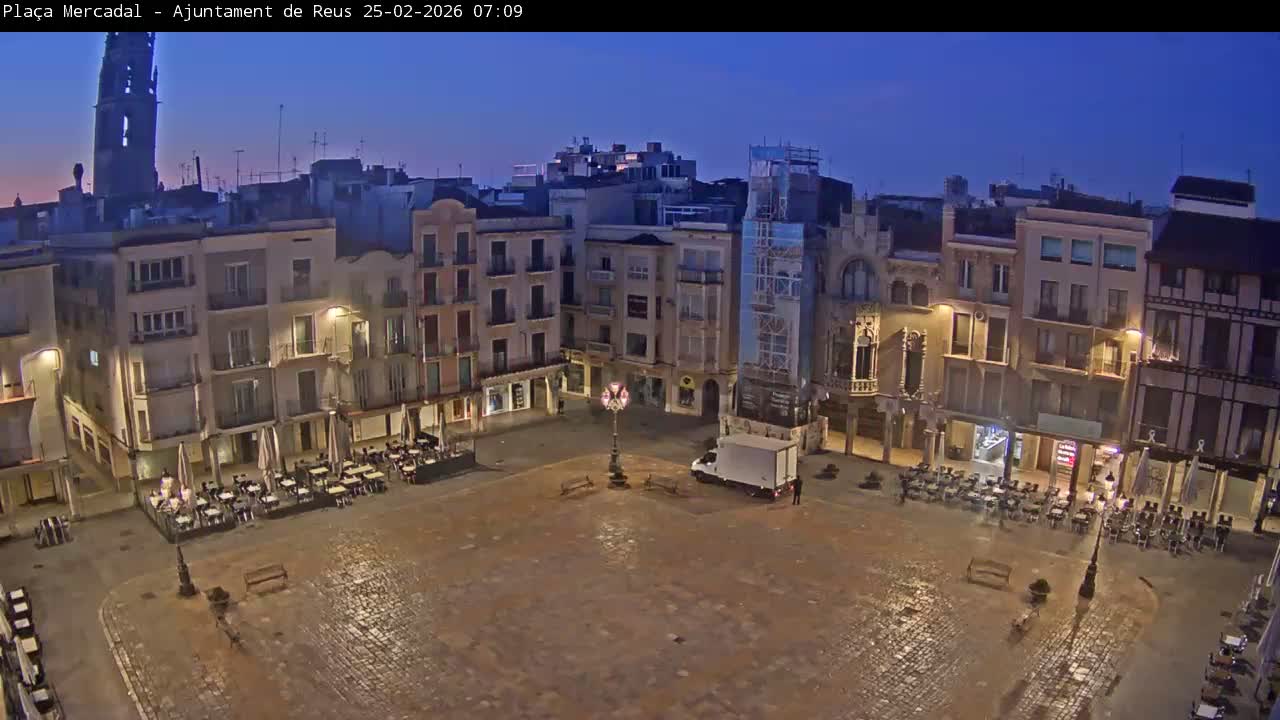 Reus Town Hall, Mercadal Square Live Cam - Tarragona, Catalonia, Spain