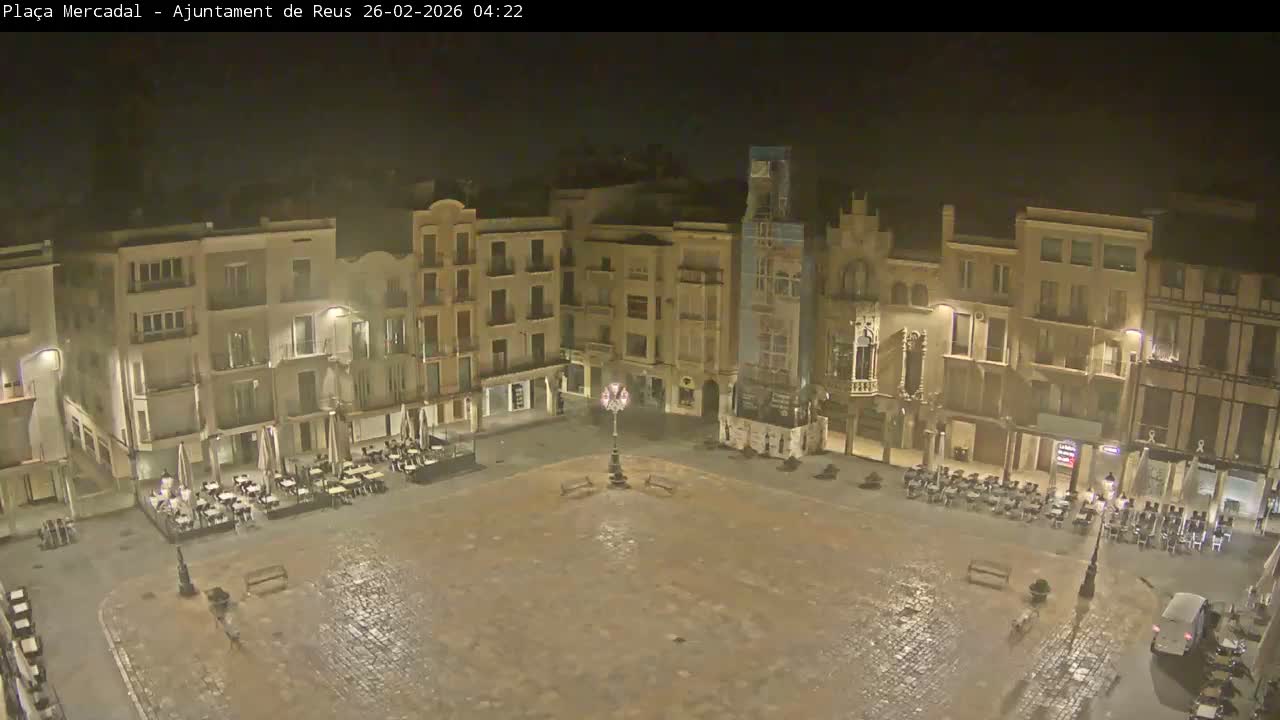 Reus Town Hall, Mercadal Square Live Cam - Tarragona, Catalonia, Spain